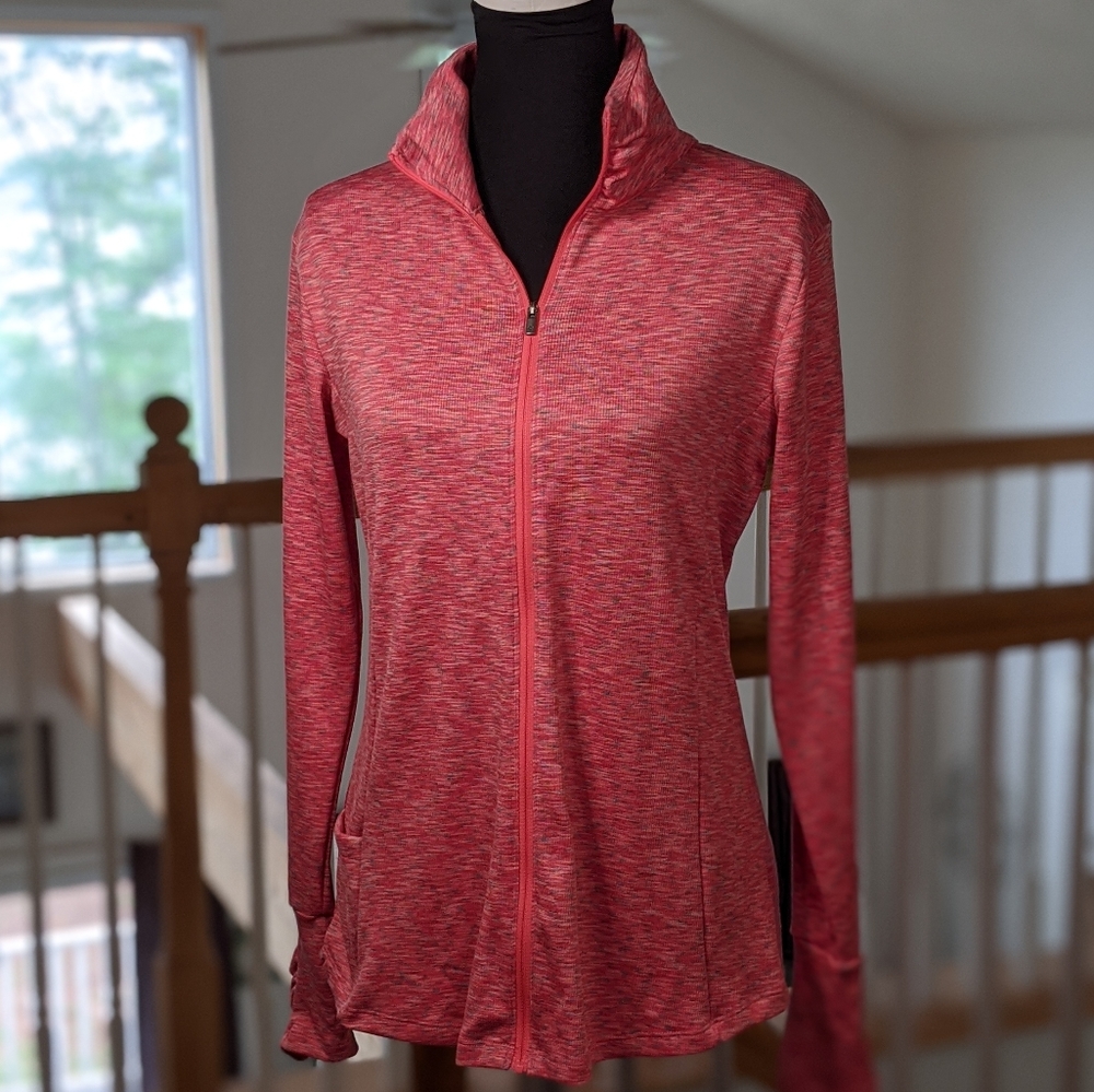 Columbia lightweight full zip jacket, women's L